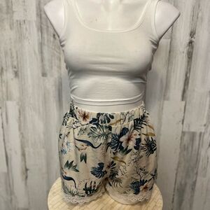 Two piece set of shorts and tank top